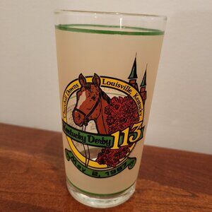 Kentucky Derby glass #113, 1987 year